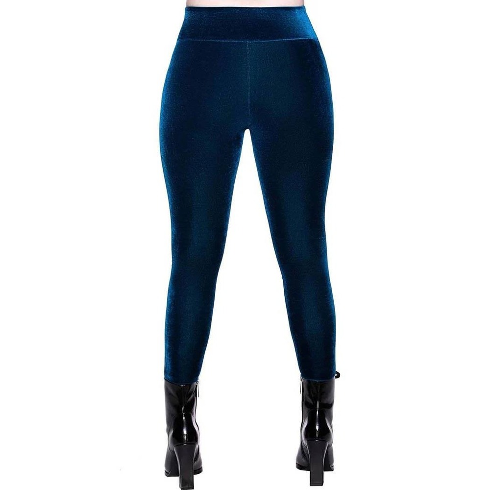 Killstar Hematite Leggings Sapphire blue